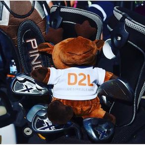 The Social Committee recently organized a golf tournament for D2L employees.⛳️ The Moose enjoyed the tournament too! #LifeatD2L