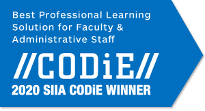 Beste professionele leeroplossing voor faculteits- en administratiemedewerkers - CODiE 2020-winnaar