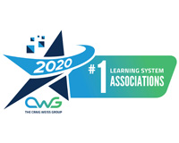 Craig Weiss Award Logo for #1 LMS for Associations (2020)