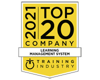 Training Industry Award Logo for Top 20 LMS Companies (2021)