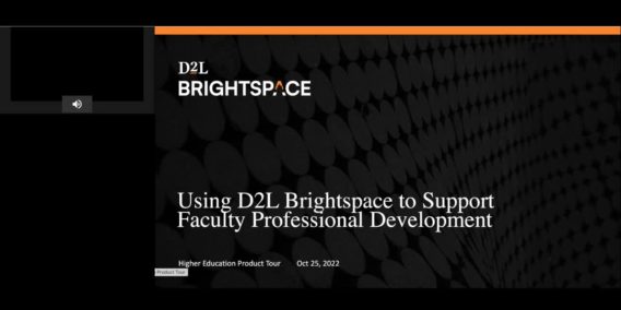 Using D2L Brightspace to Support Faculty Professional Development featured image